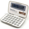 Calculatrice de poche miniature et blanche promotionnelle JS-12H